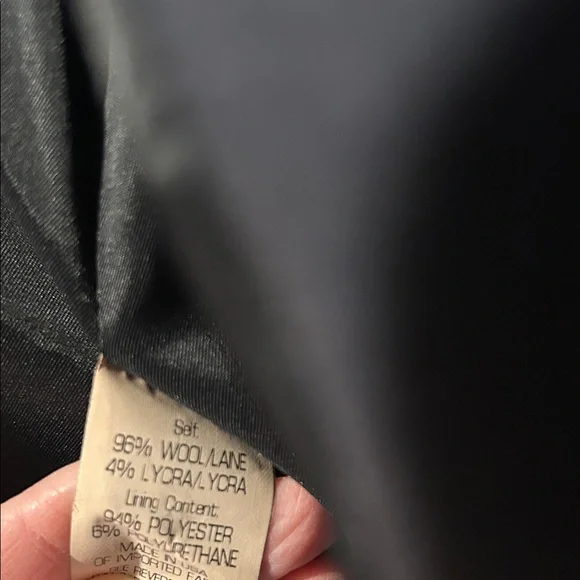 Theory Black Wool Jacket Blazer Size 4 - Picture 4 of 5